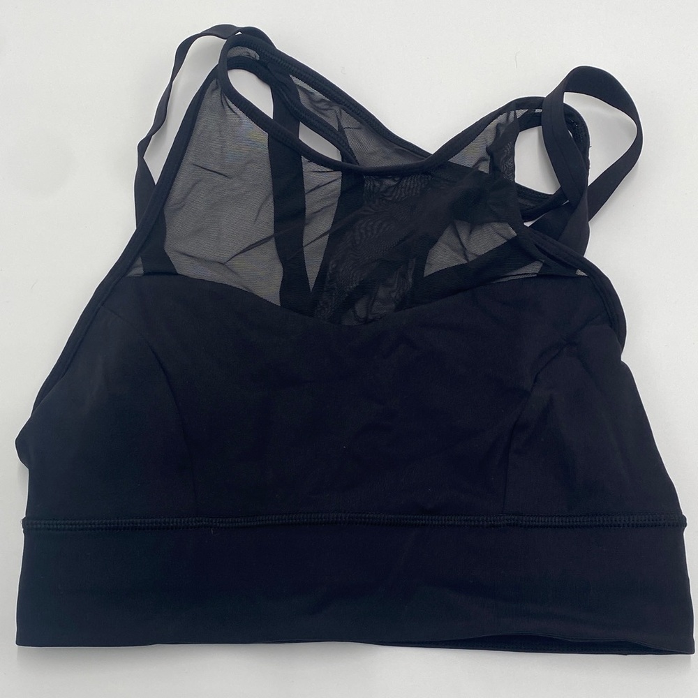 Lululemon hi-neck mesh longline bra size 6